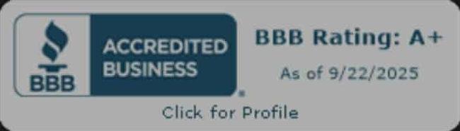 BBB Accredited Business — A+ Rating